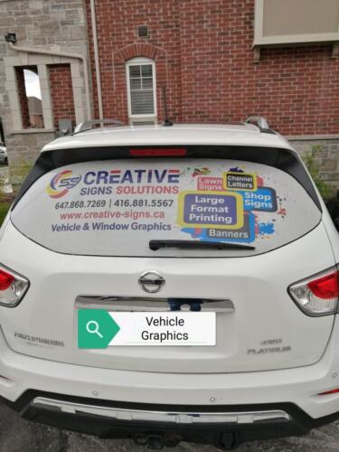 Vehicle Window Graphics